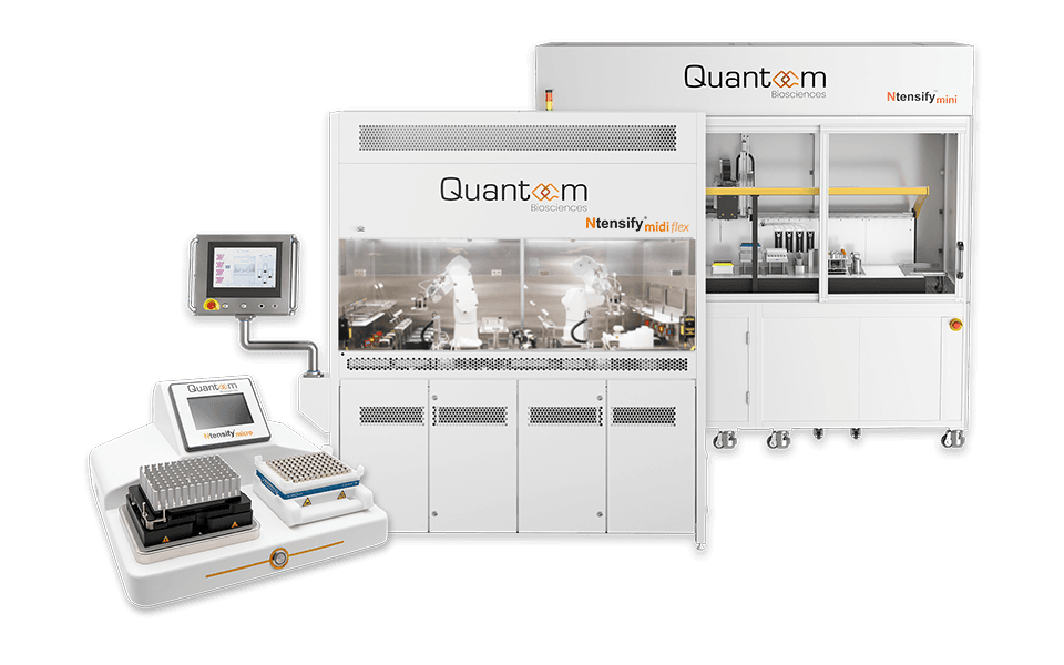Ntensify® micro, midi flex and mini production systems