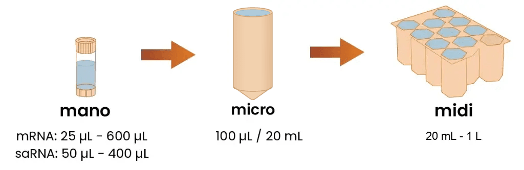 Ntensify® reaction scales — mano, micro and midi flex